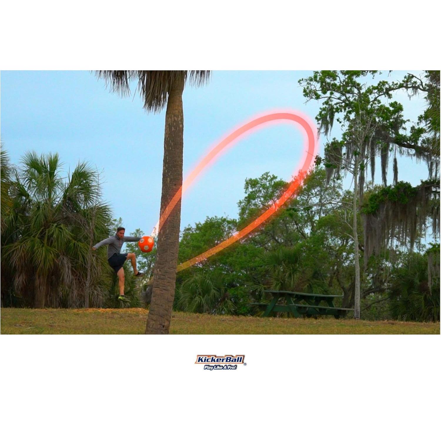 Pelota de Fútbol Kickerball Tamaño 4 Azul - Efectos y Curvas