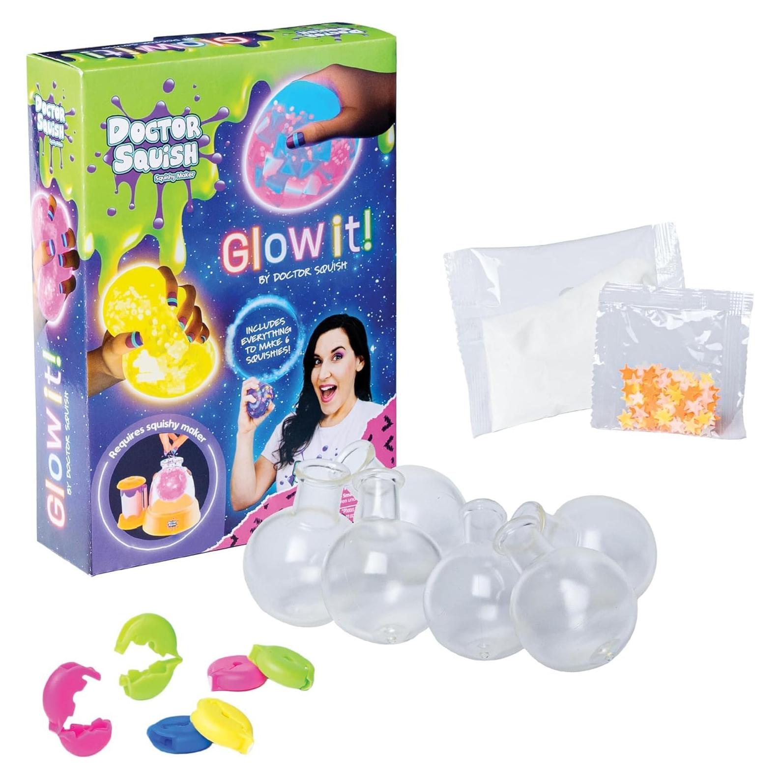 Kit de Recarga Doctor Squish Squishy Maker Brilla en la Oscuridad