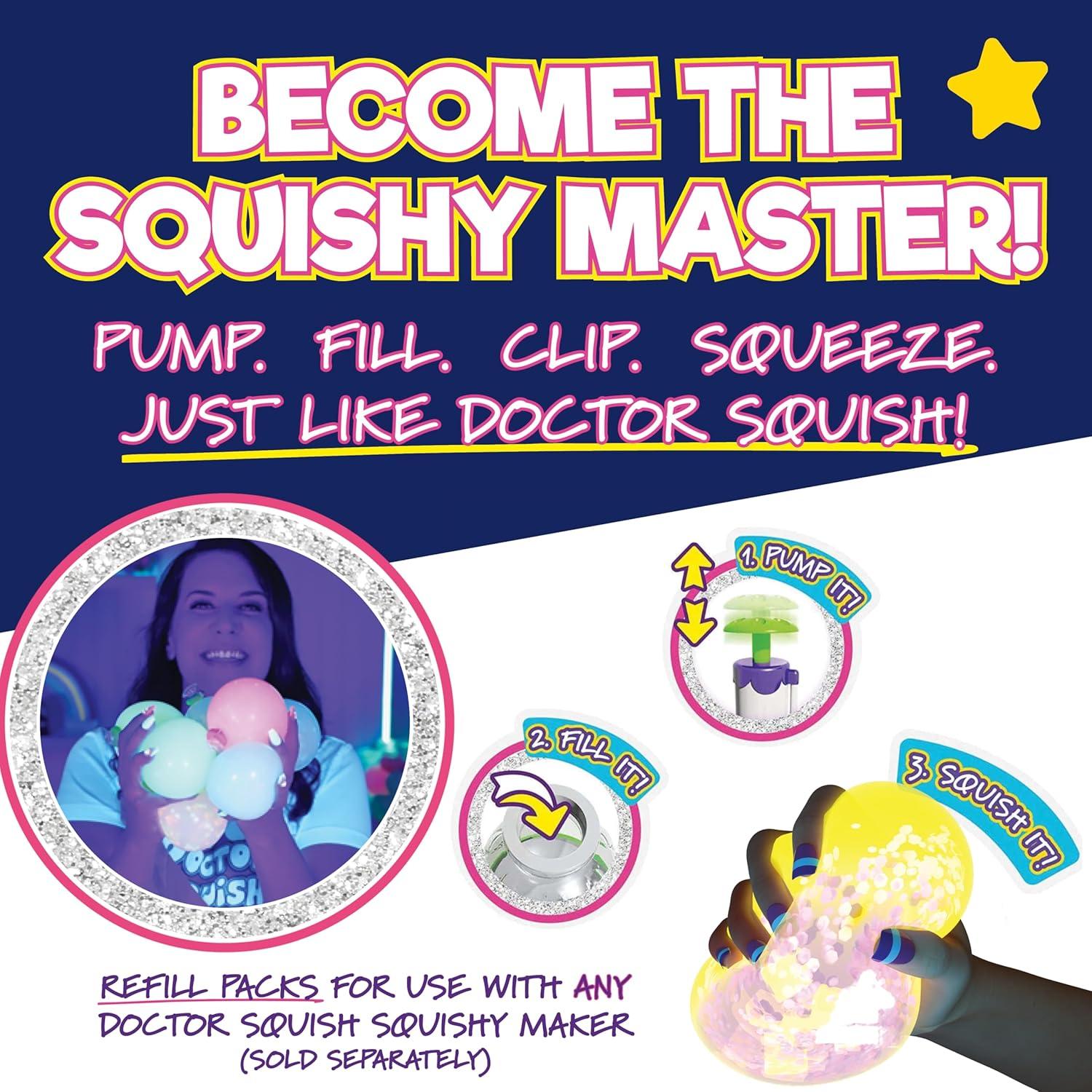 Kit de Recarga Doctor Squish Squishy Maker Brilla en la Oscuridad