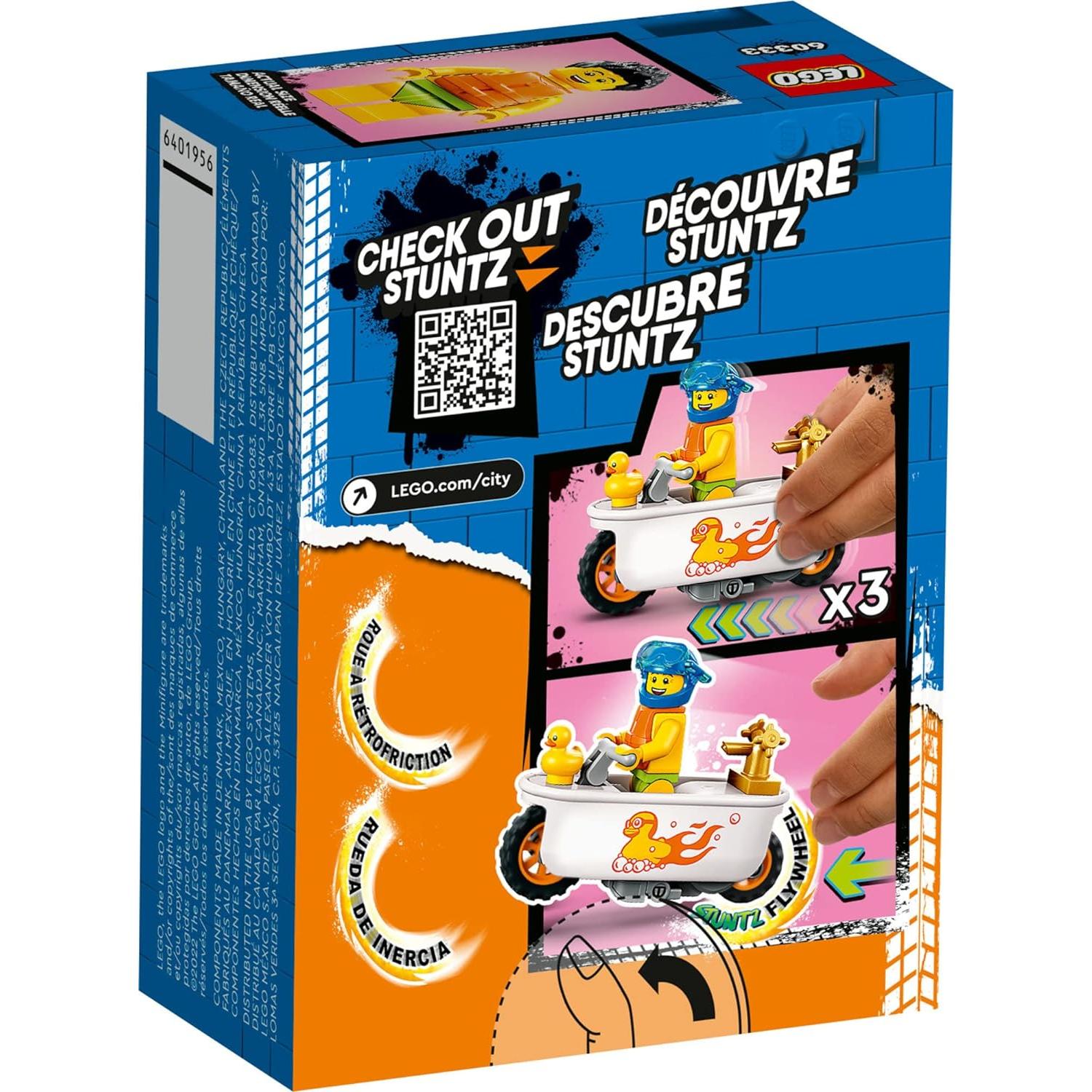 LEGO City Stuntz Moto Acuática 60333 - Juguete 14 Piezas