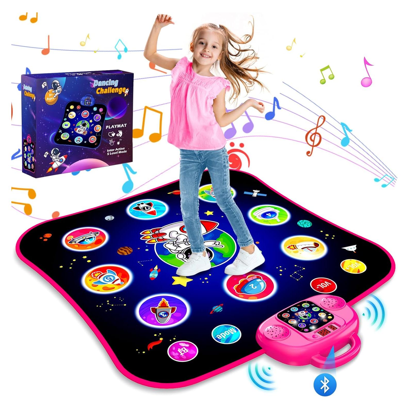 Alfombrilla de Baile Electrónica OMOZOMBB Rosa 90x104cm