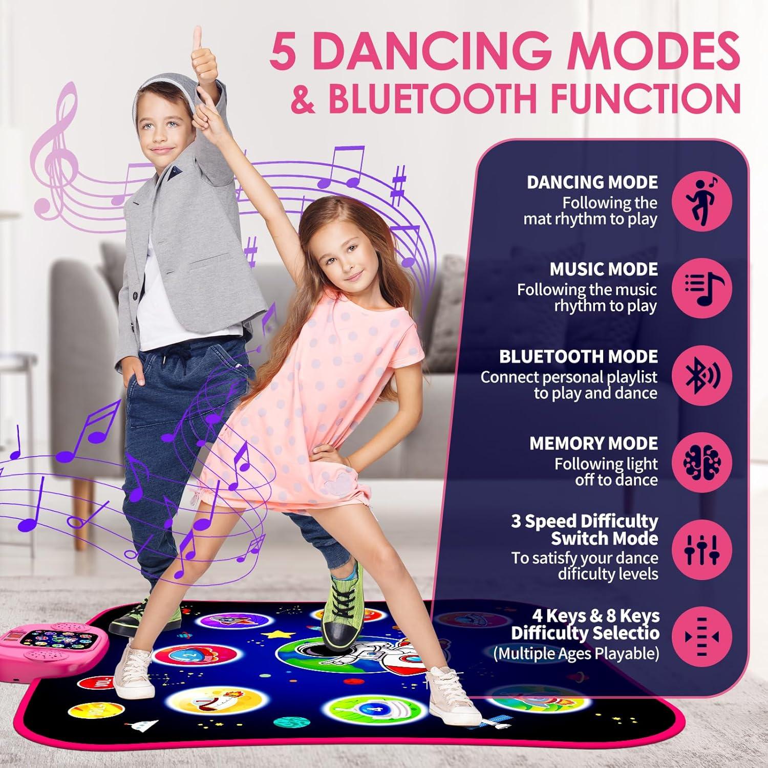 Alfombrilla de Baile Electrónica OMOZOMBB Rosa 90x104cm