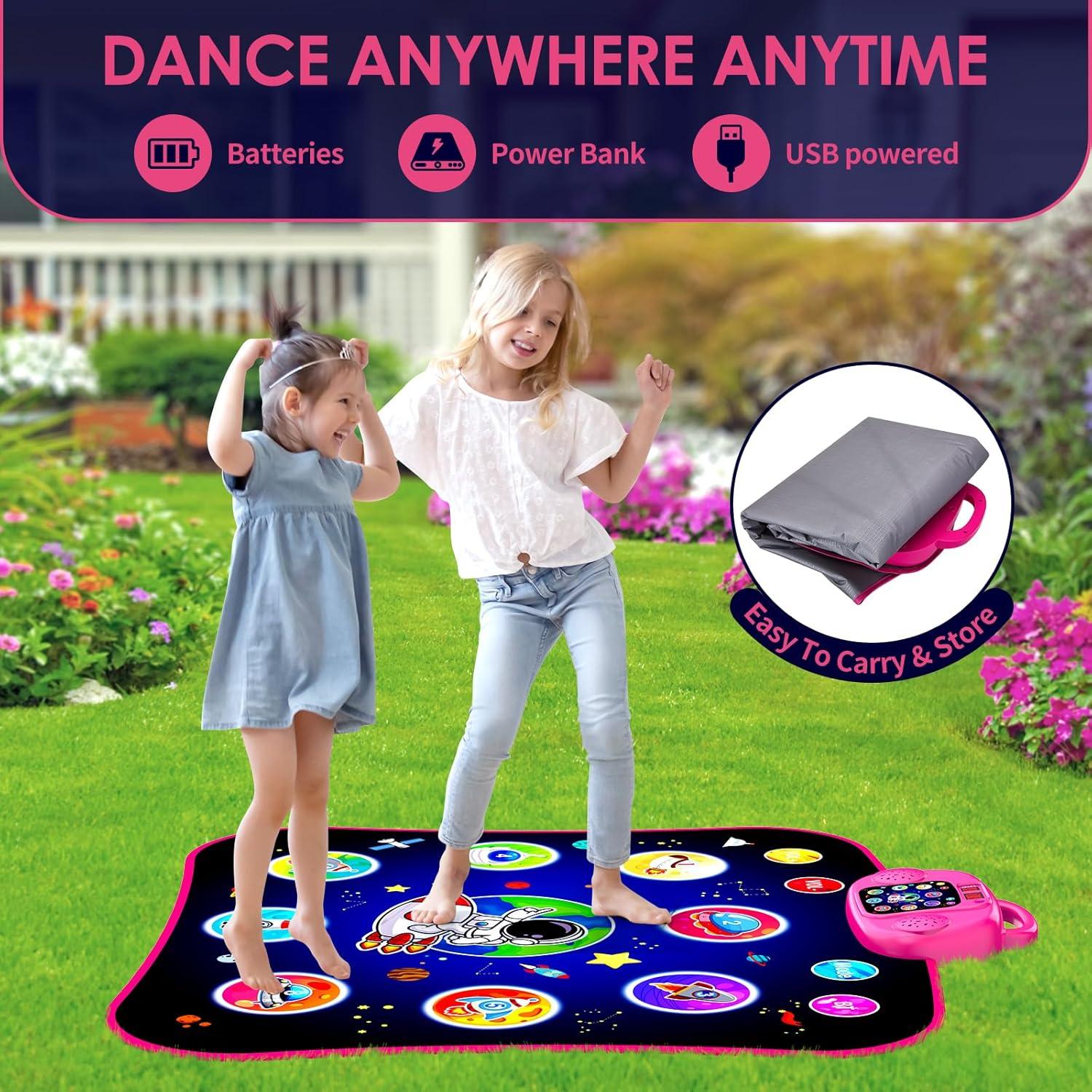 Alfombrilla de Baile Electrónica OMOZOMBB Rosa 90x104cm