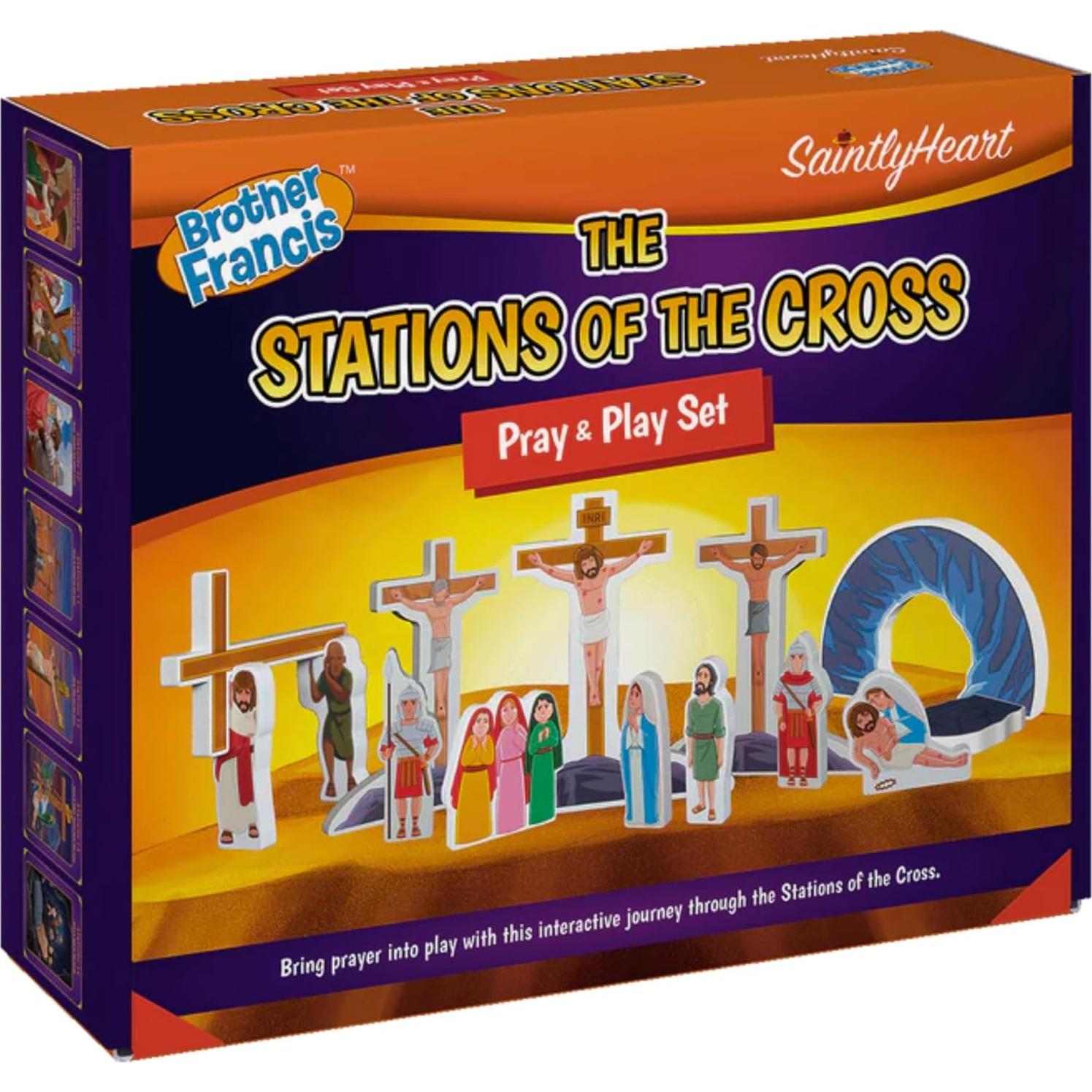 Juego de Estaciones de la Cruz Hermano Francisco 26 Piezas