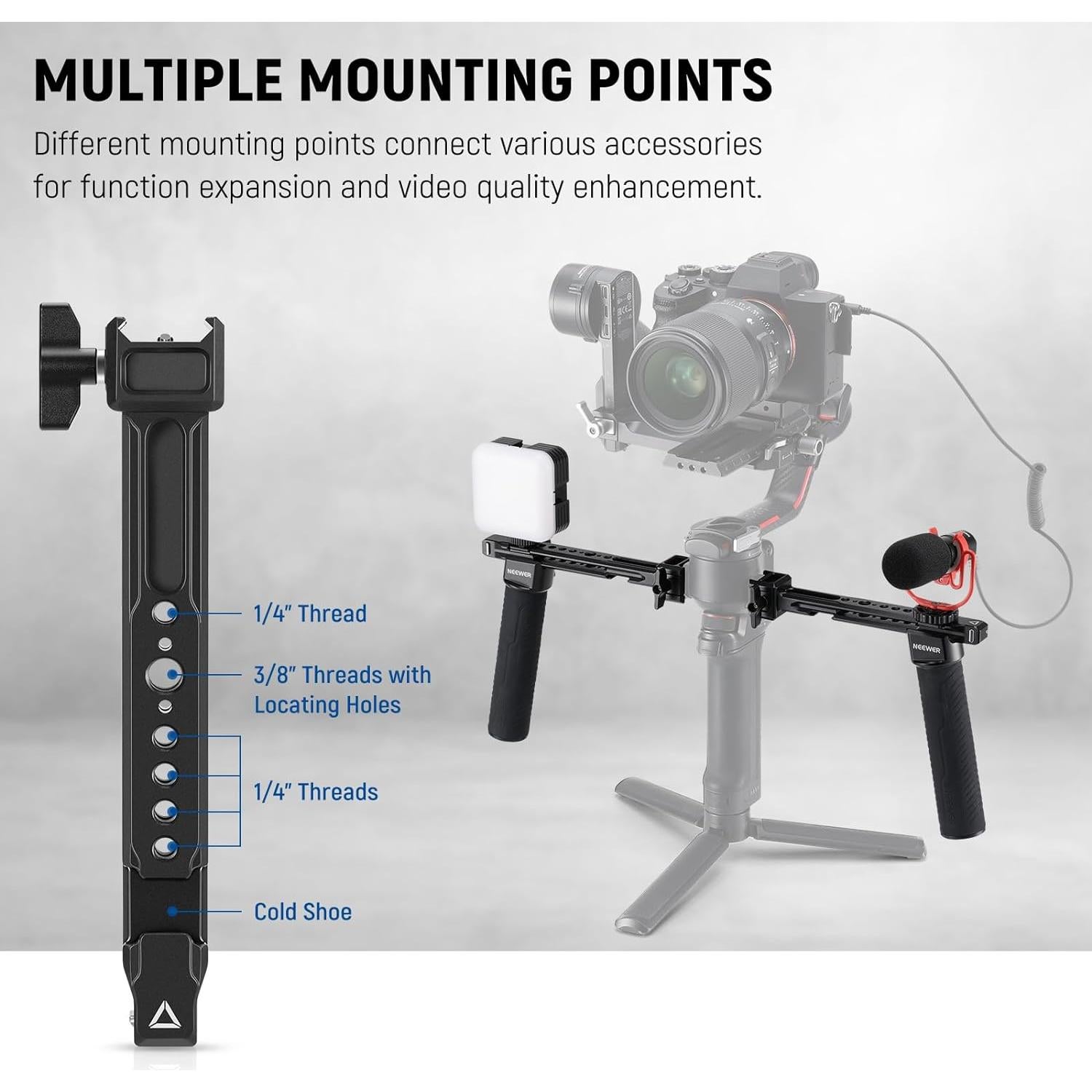 Kit Doble Mango NEEWER para Gimbals DJI RS2 RS3 RS4