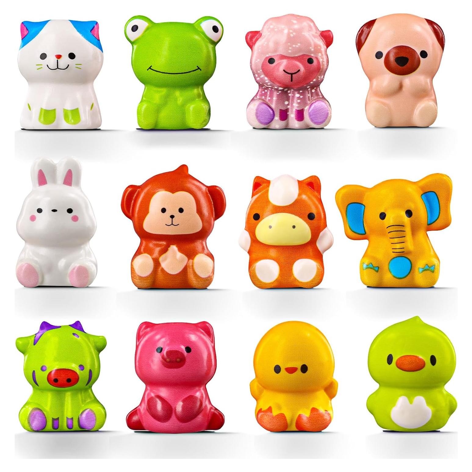 12 Juguetes Antiestrés Squishies de Animales Bravobeauty