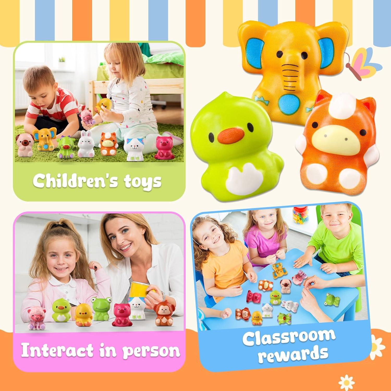 12 Juguetes Antiestrés Squishies de Animales Bravobeauty