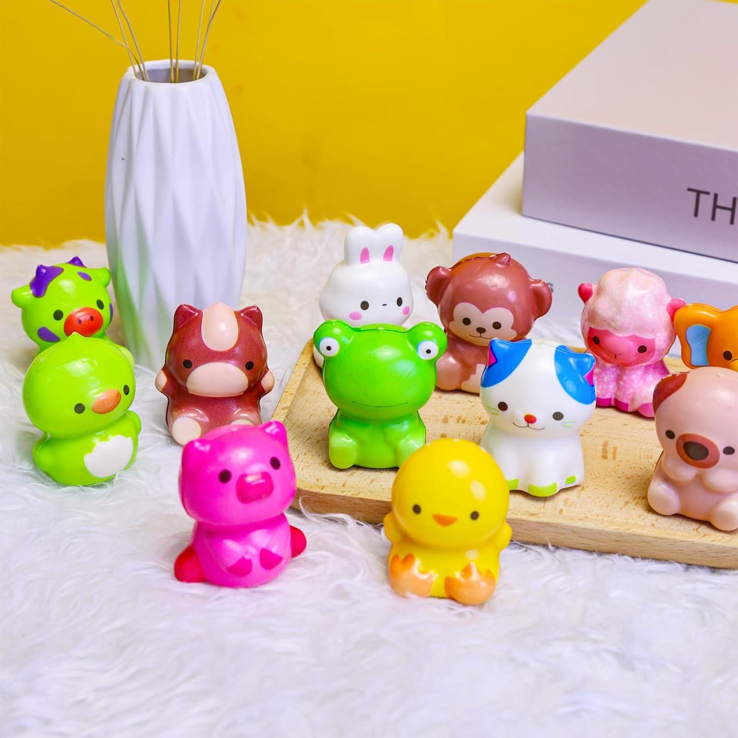 12 Juguetes Antiestrés Squishies de Animales Bravobeauty