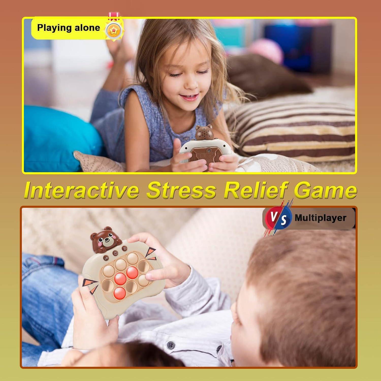 Consola de Juego Antiestrés Azyh Oso Marrón 12x12cm