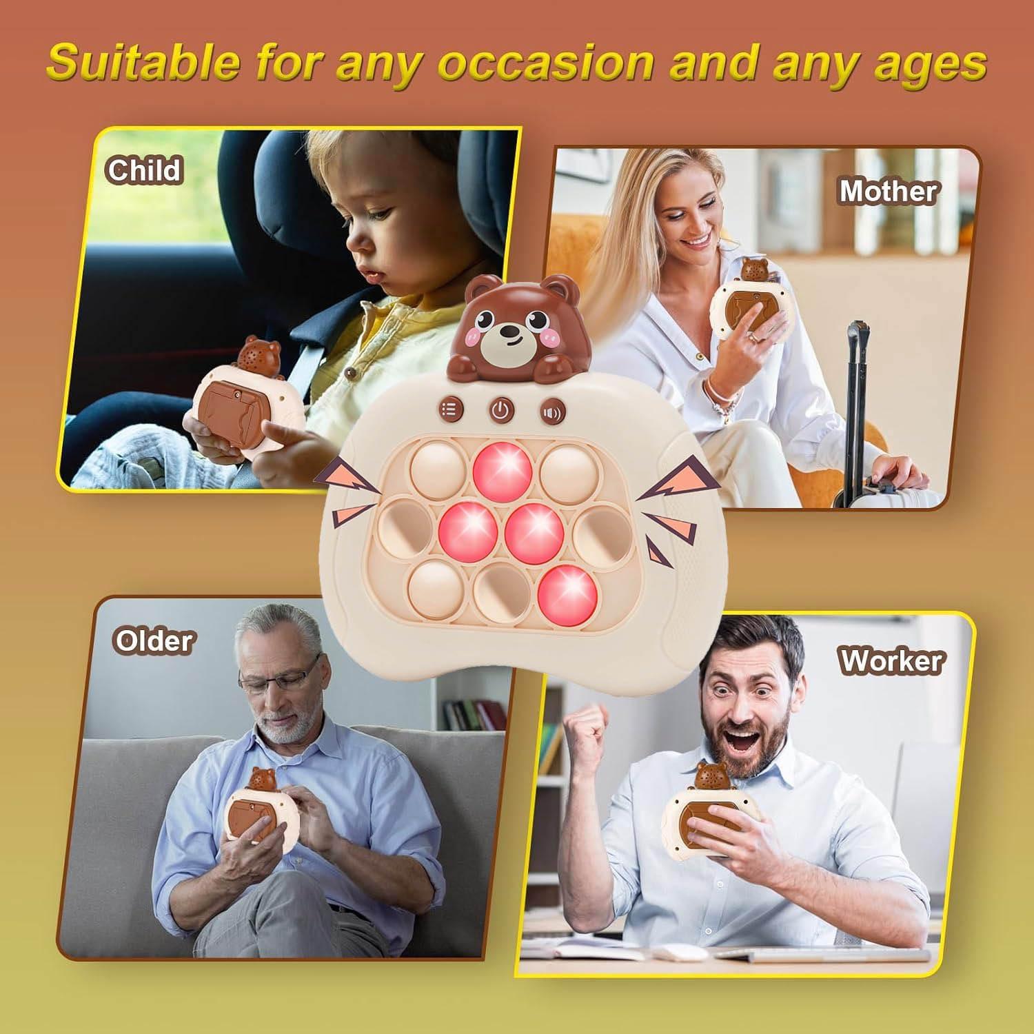 Consola de Juego Antiestrés Azyh Oso Marrón 12x12cm