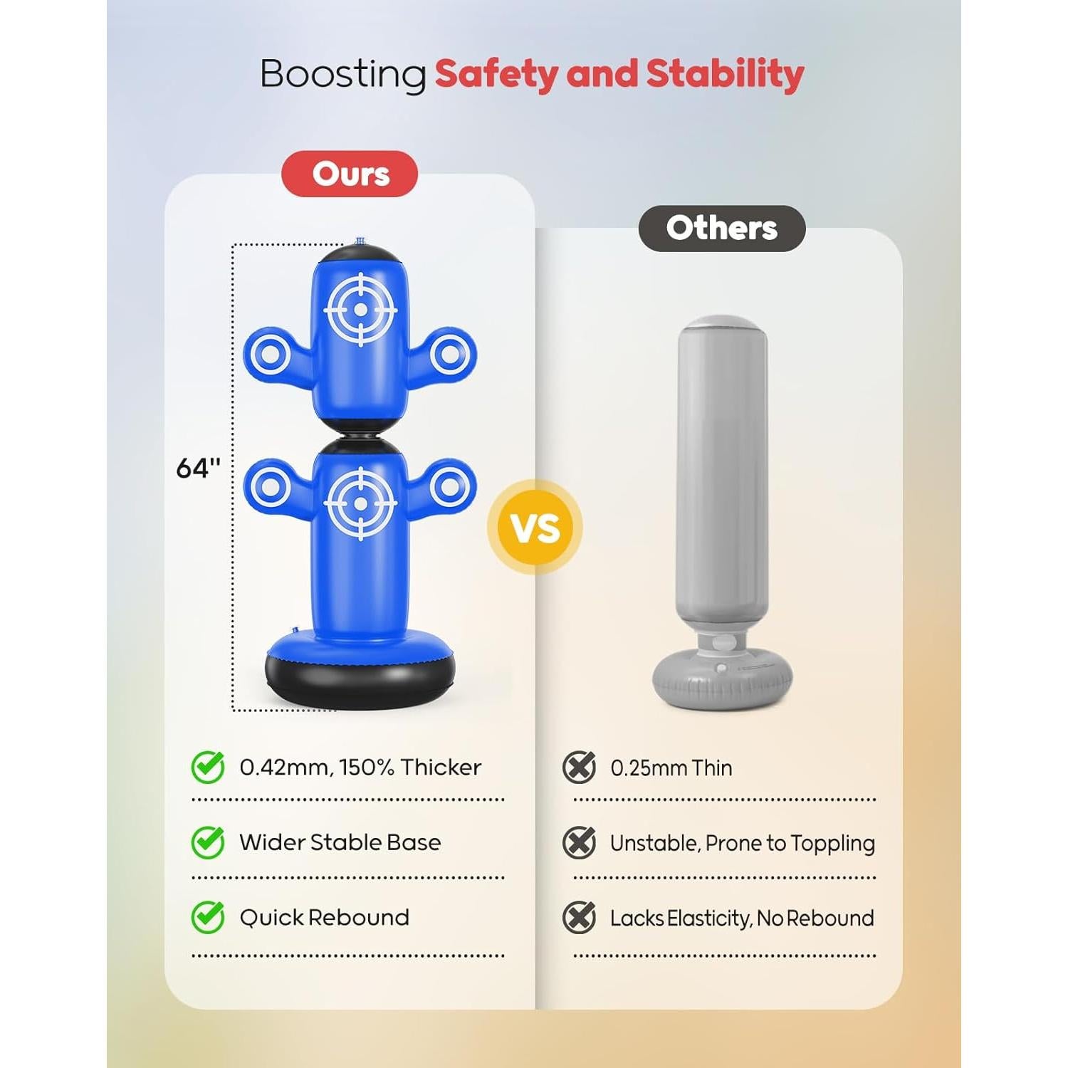 Bolsa de Boxeo Rotativa 360° QPAU 162.5 cm con Guantes