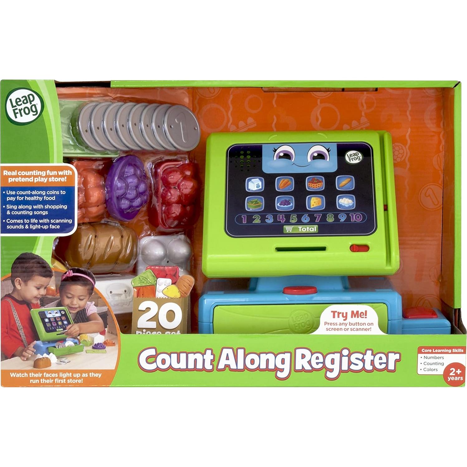 LeapFrog Caja Registradora Interactiva Verde 20 Piezas
