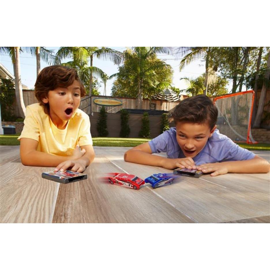 Coche de Acrobacias Flat 2 Fast Luki Lab - Rojo Carmesí