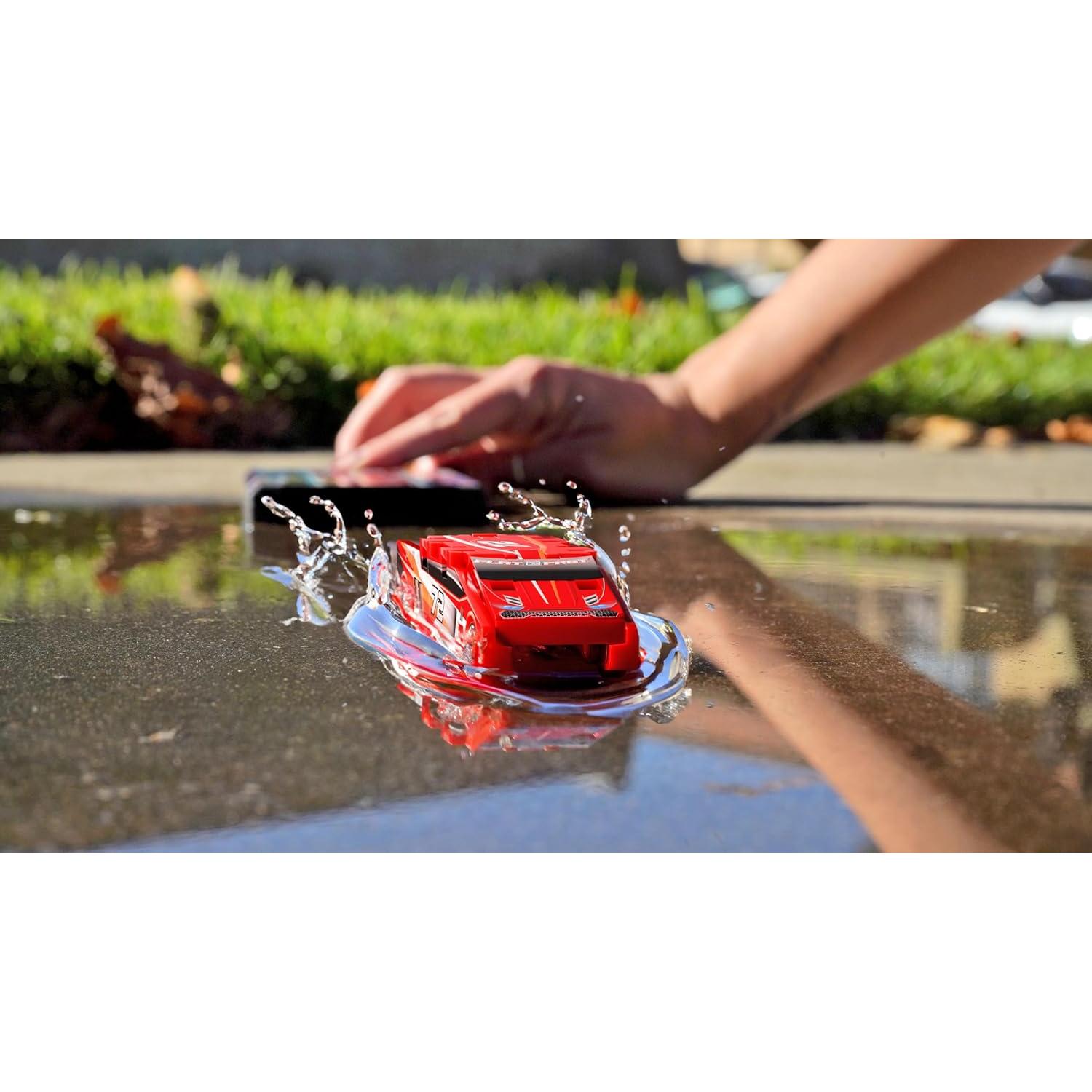 Coche de Acrobacias Flat 2 Fast Luki Lab - Rojo Carmesí