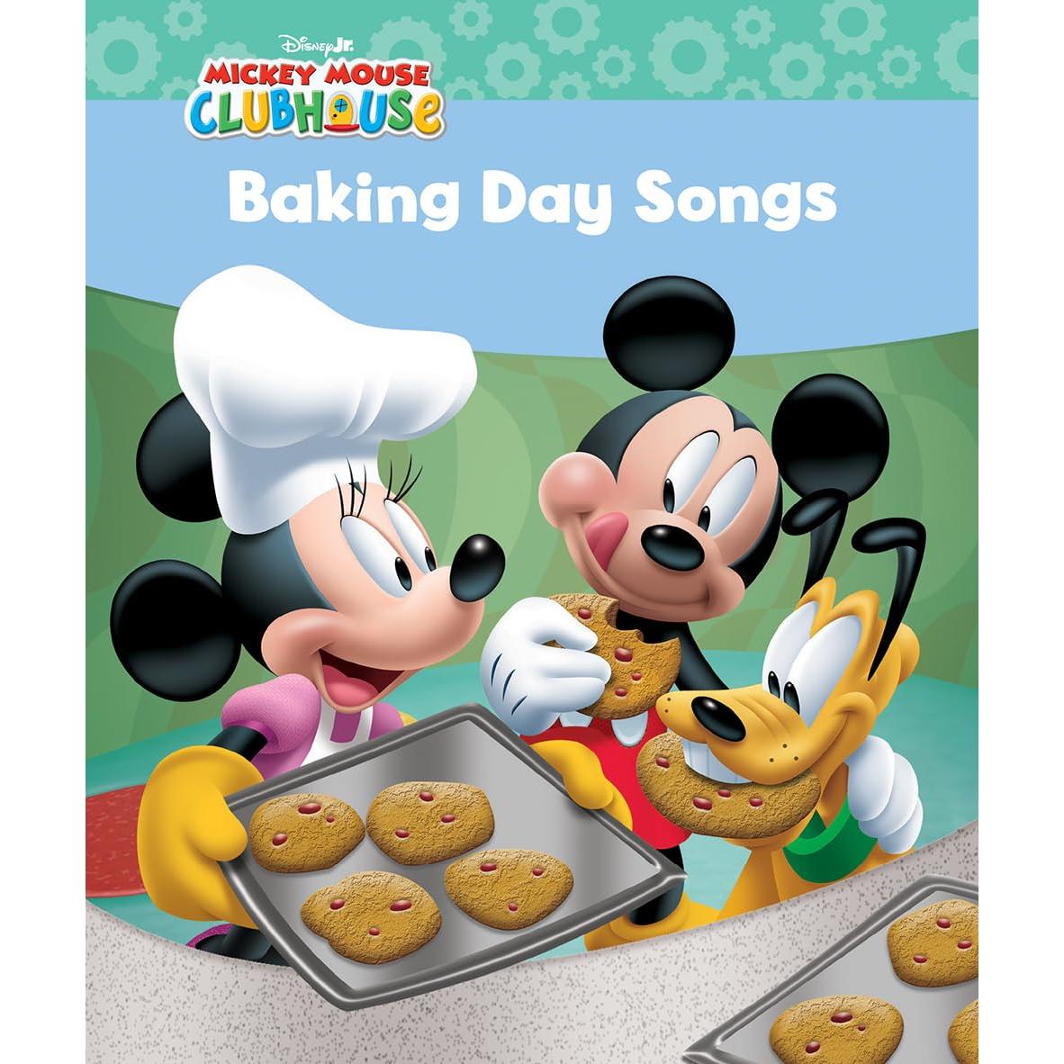 Disney Junior Mickey Mouse Clubhouse - Sing with Me 8-Book Library and Sing-Along Music Player - Minnie Mouse, Daisy Duck, Donald Duck, Pluto, and Goofy - PI Kids
