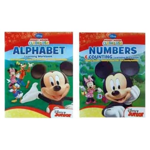 Libros de Trabajo de Aprendizaje Disney Mickey Mouse