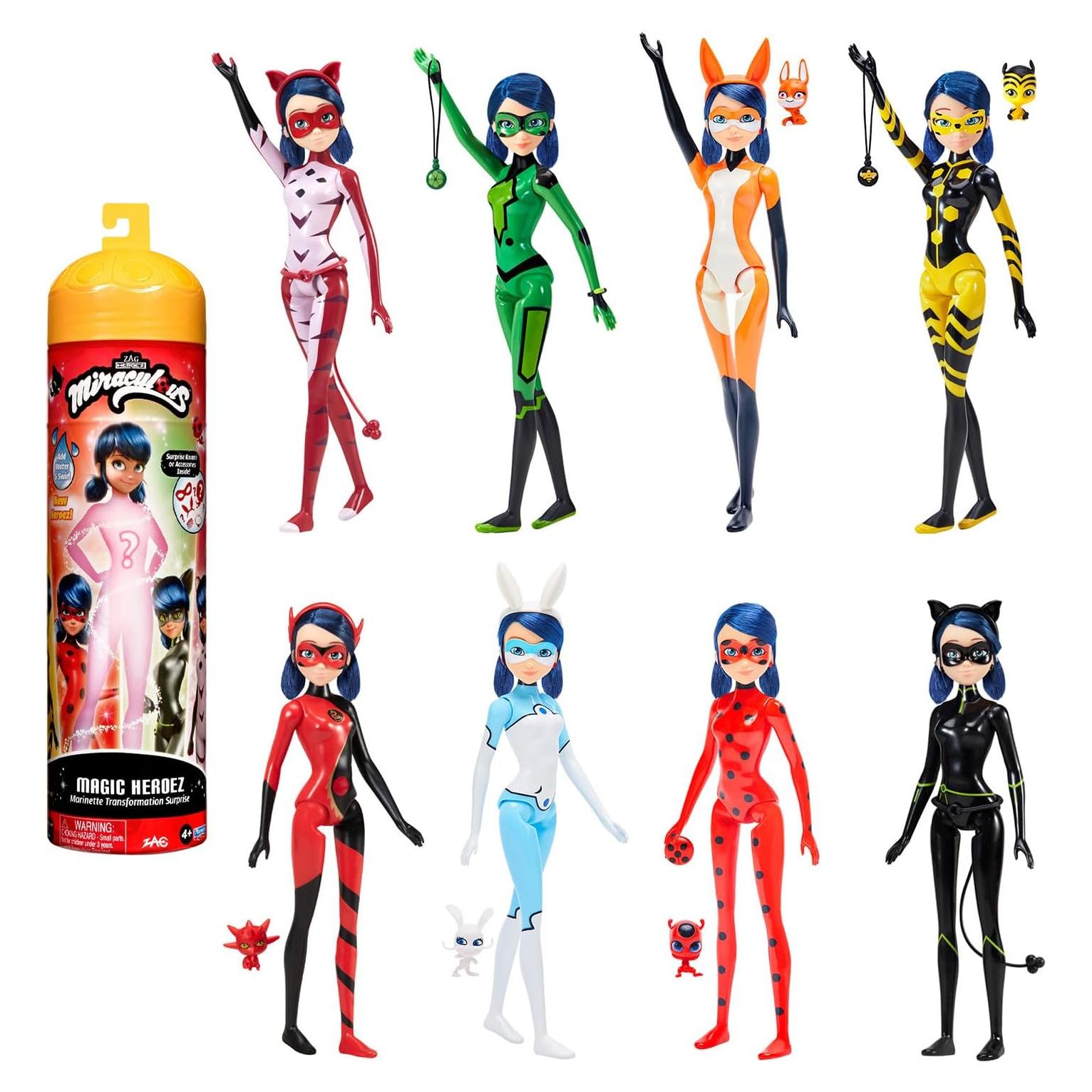Muñeca de Cambio de Color Miraculous Ladybug Marinette 26 cm