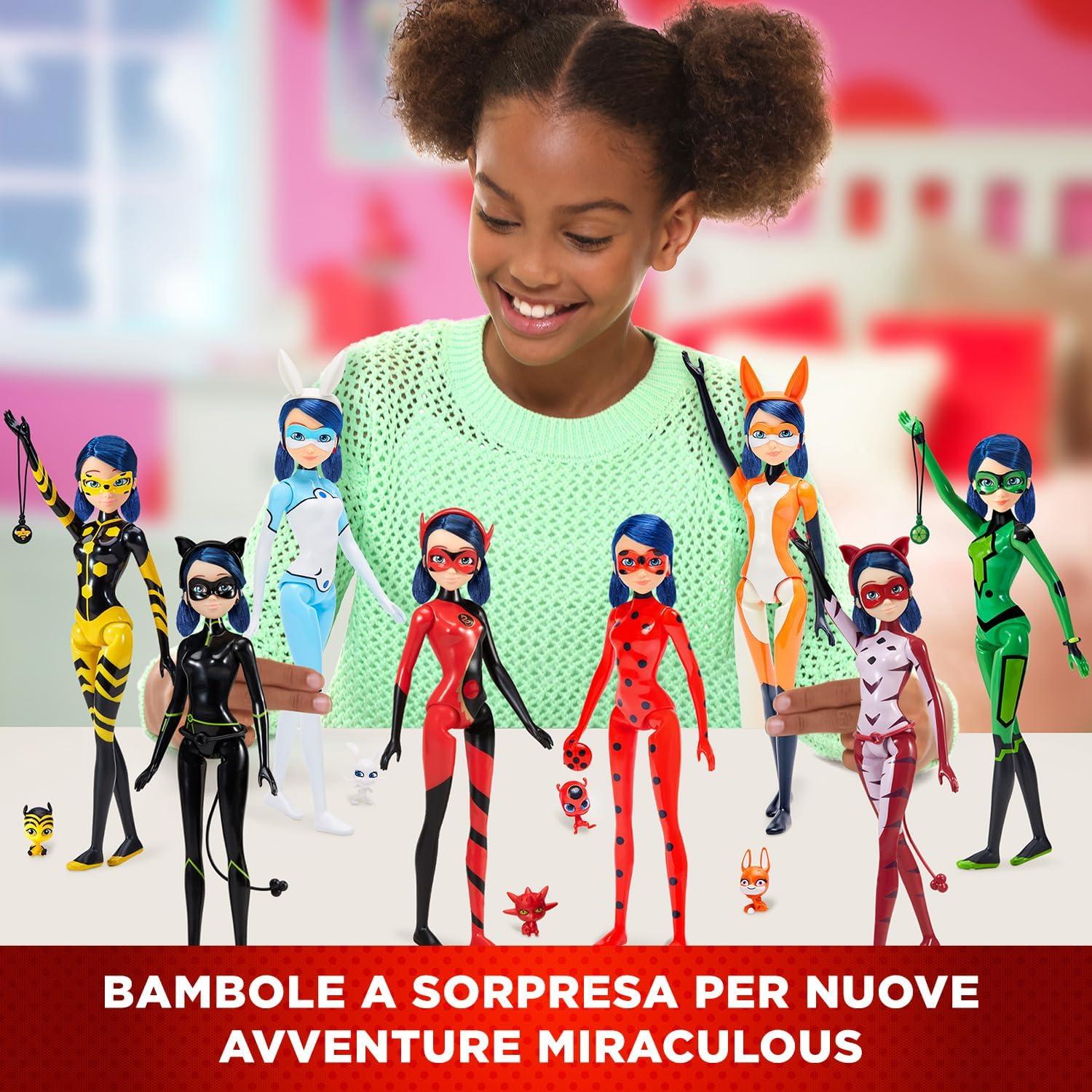 Muñeca de Cambio de Color Miraculous Ladybug Marinette 26 cm