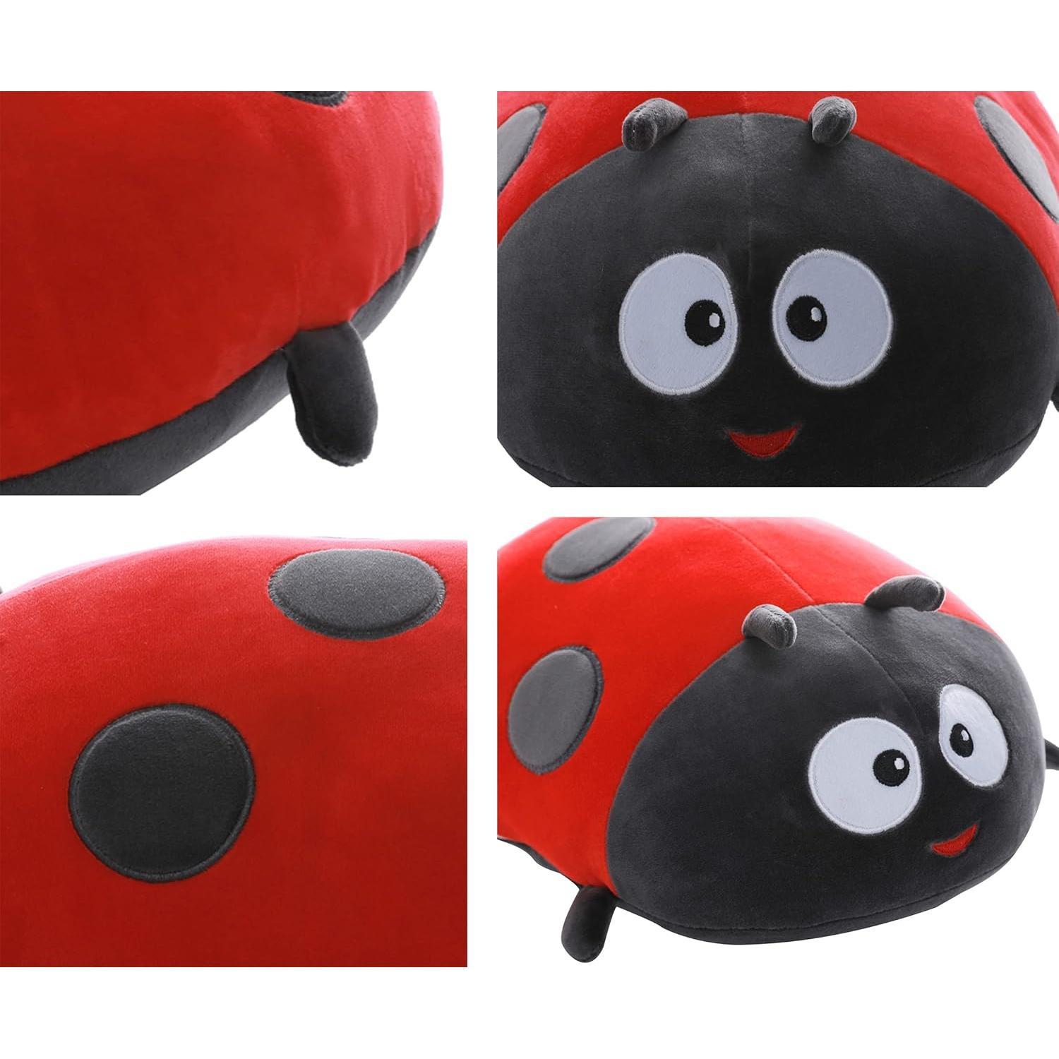 Peluche de Mariquita Rojo 39.88 cm - Almohada Anime GOOC INC
