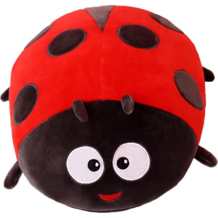 Peluche de Mariquita Rojo 39.88 cm - Almohada Anime GOOC INC