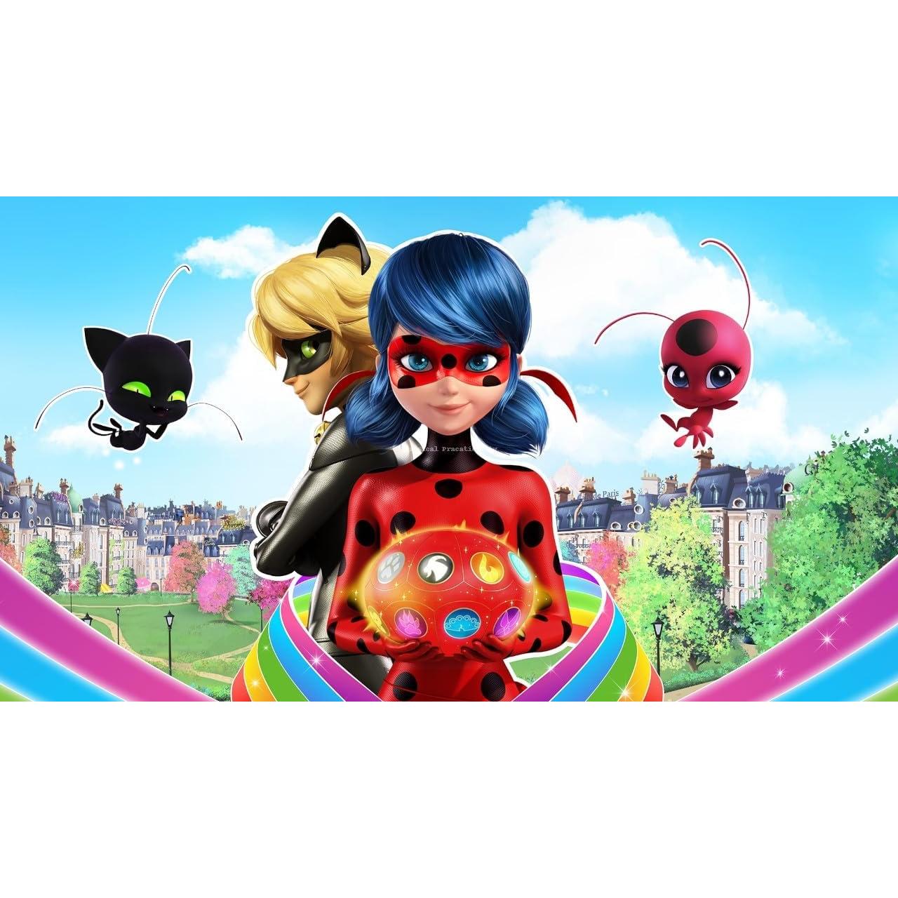 Topper de Pastel Miraculous Ladybug - Tikki y Plagg 28cm