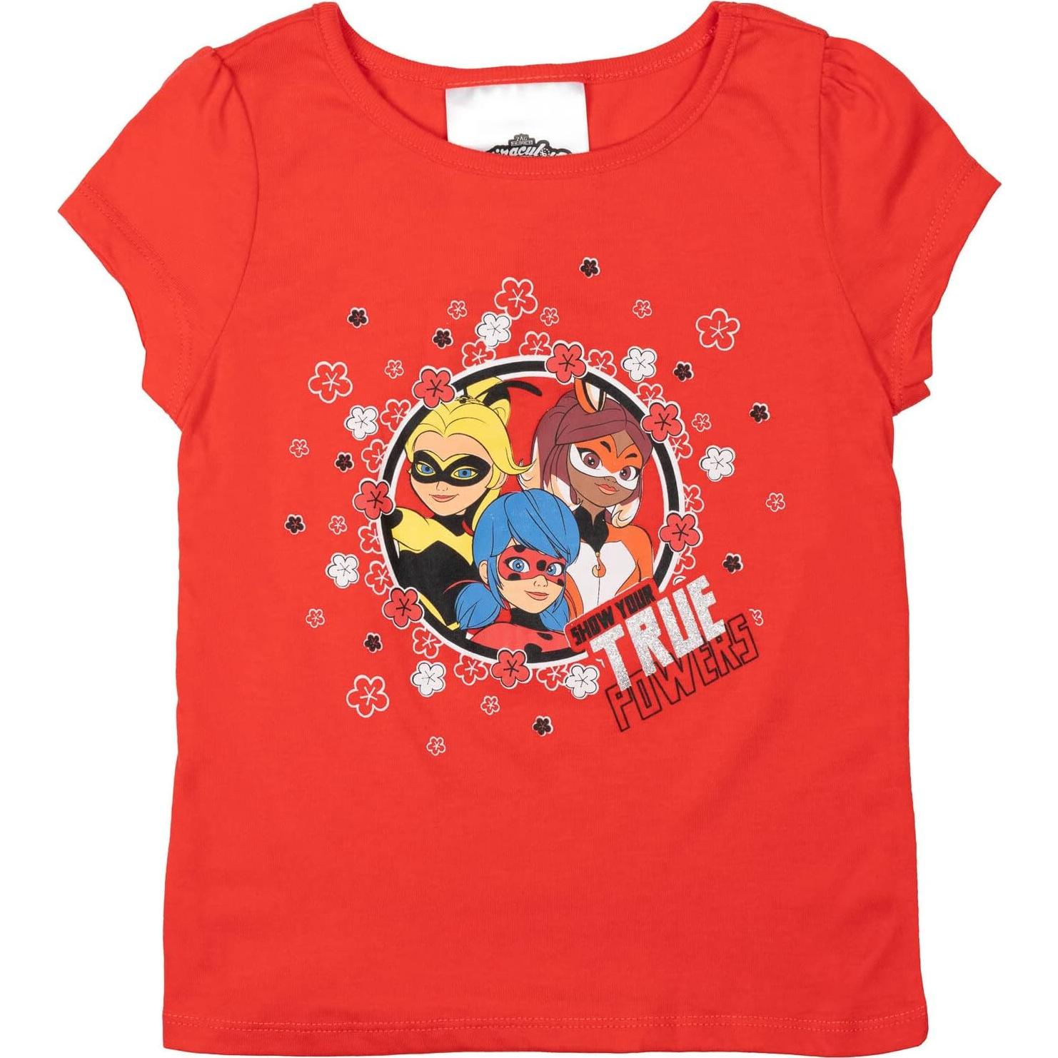 Conjunto 3 piezas Miraculous: camiseta, falda y diadema 6-6X