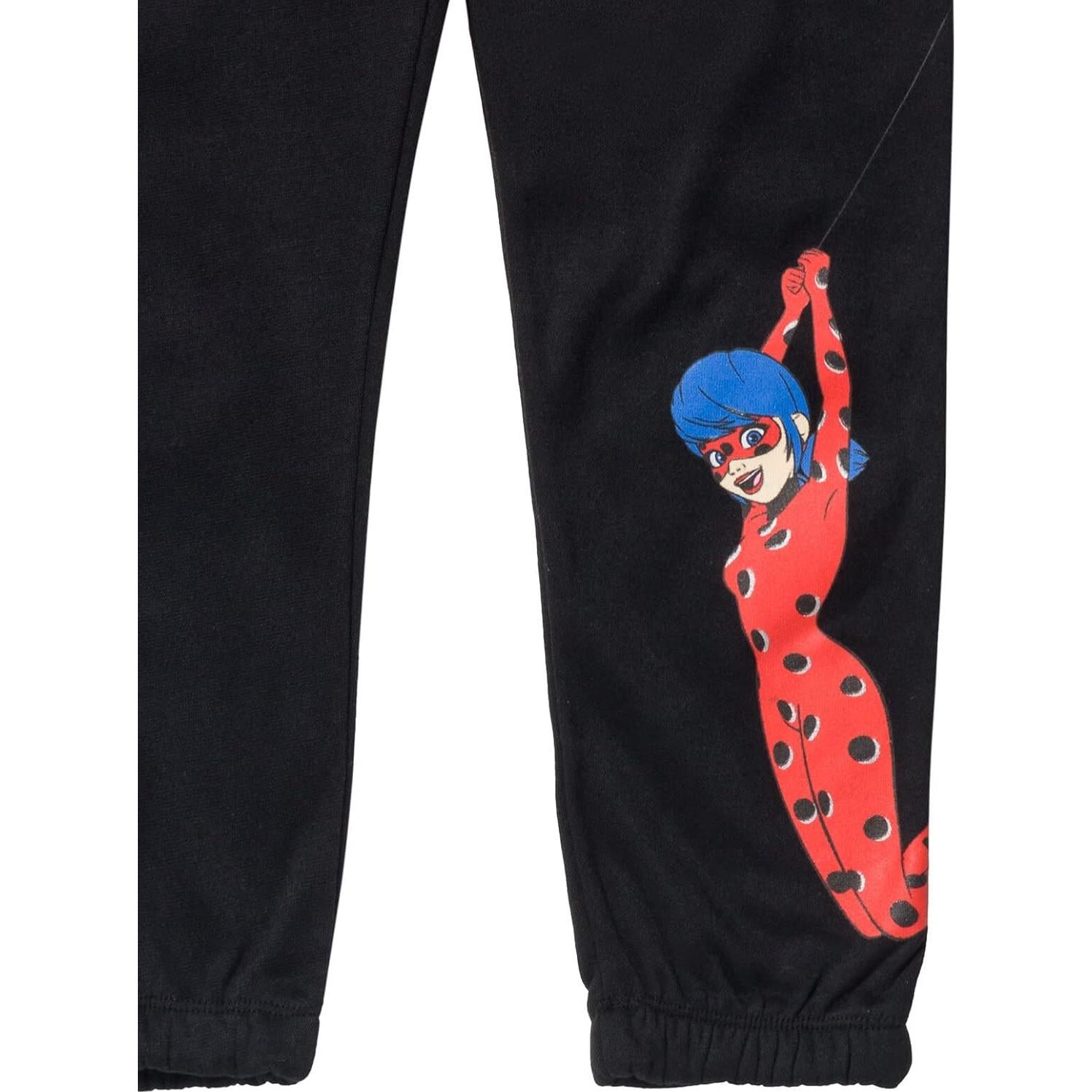 Mallas de forro polar para niñas Miraculous Ladybug - 2 Paquetes