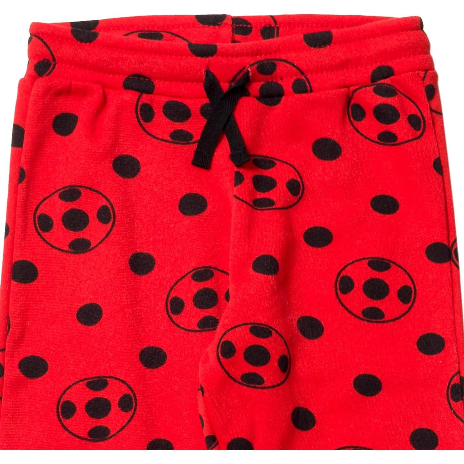 Mallas de forro polar para niñas Miraculous Ladybug - 2 Paquetes