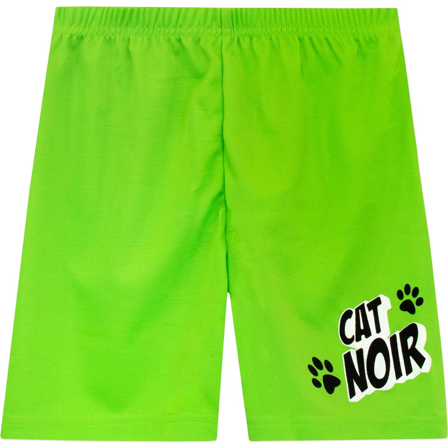 Pijamas para Niños Cat Noir Miraculous Ladybug Verde Lima