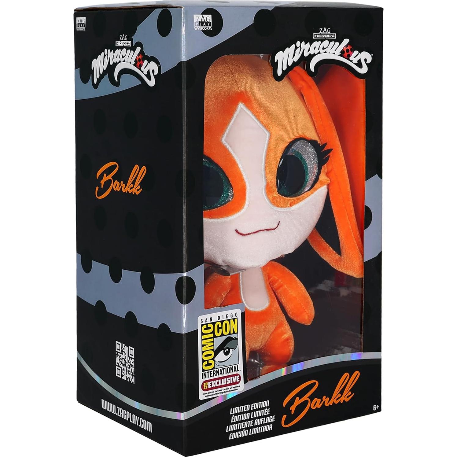 Peluche Deluxe Barkk Miraculous Ladybug 27.9 cm Edición Limitada