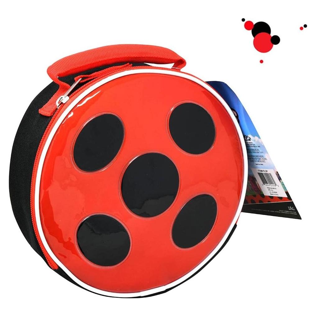 Bolsa de Almuerzo Redonda Fast Forward Miraculous Ladybug 350ml
