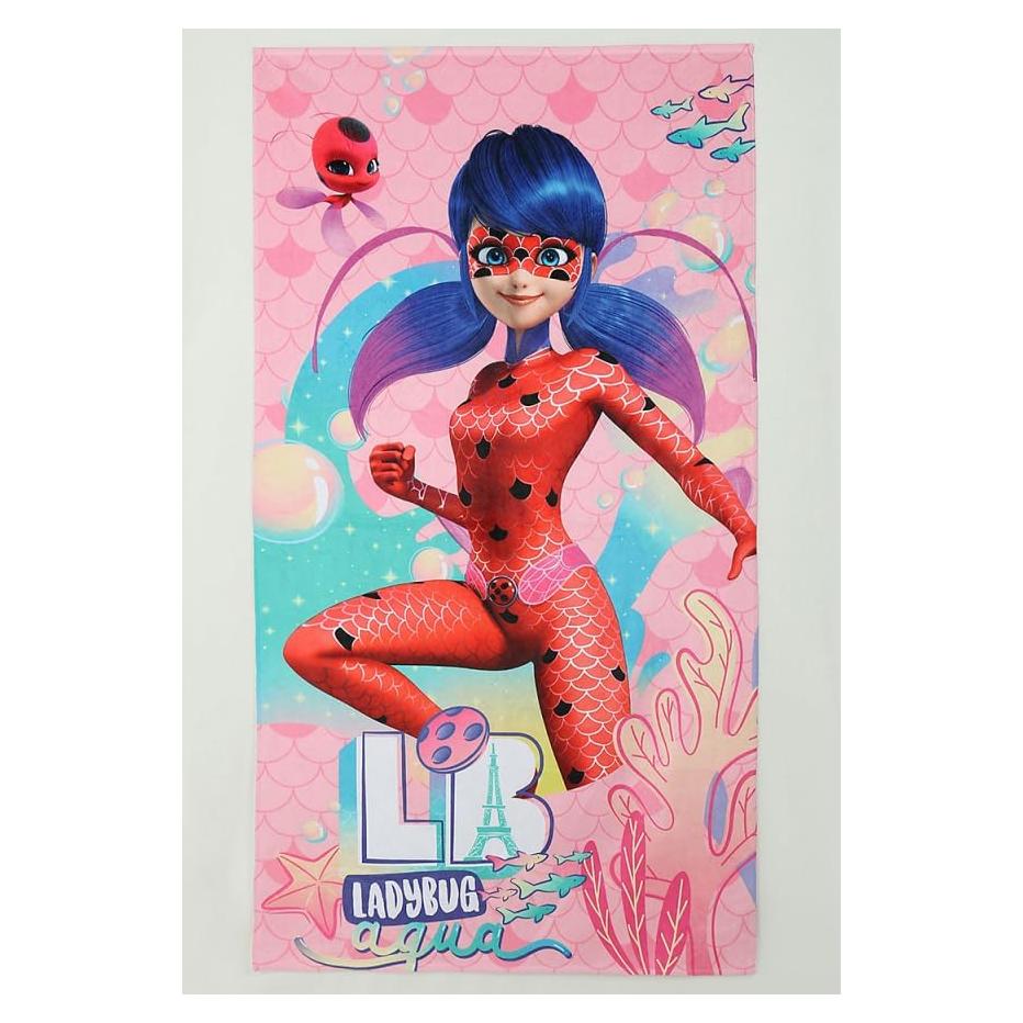 Toalla de baño Micotaku Aqua Ladybug 127x76 cm suave
