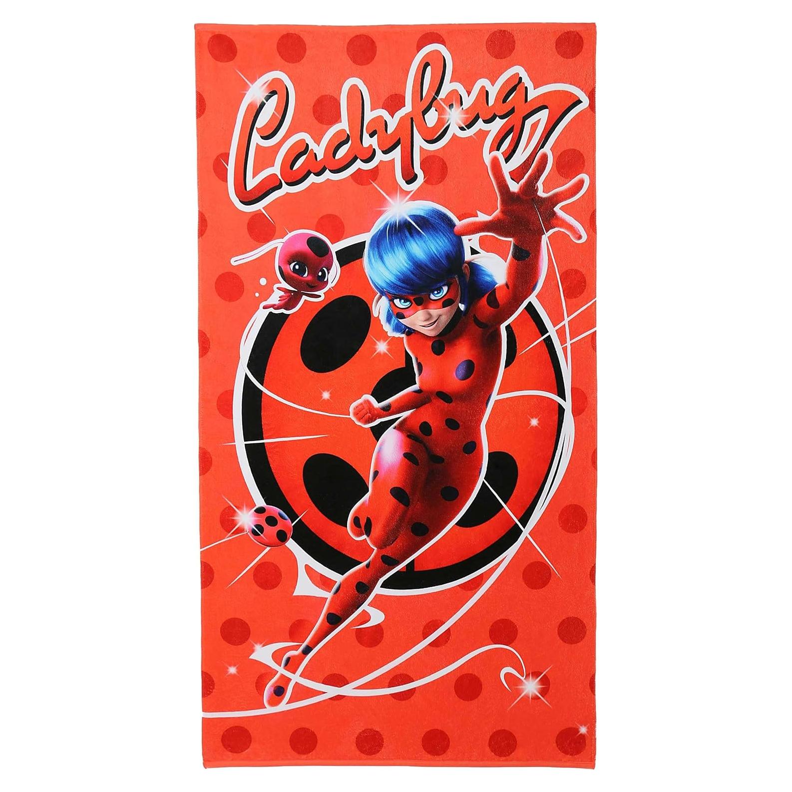 Toalla de baño Micotaku Miraculous Ladybug 142x76 cm