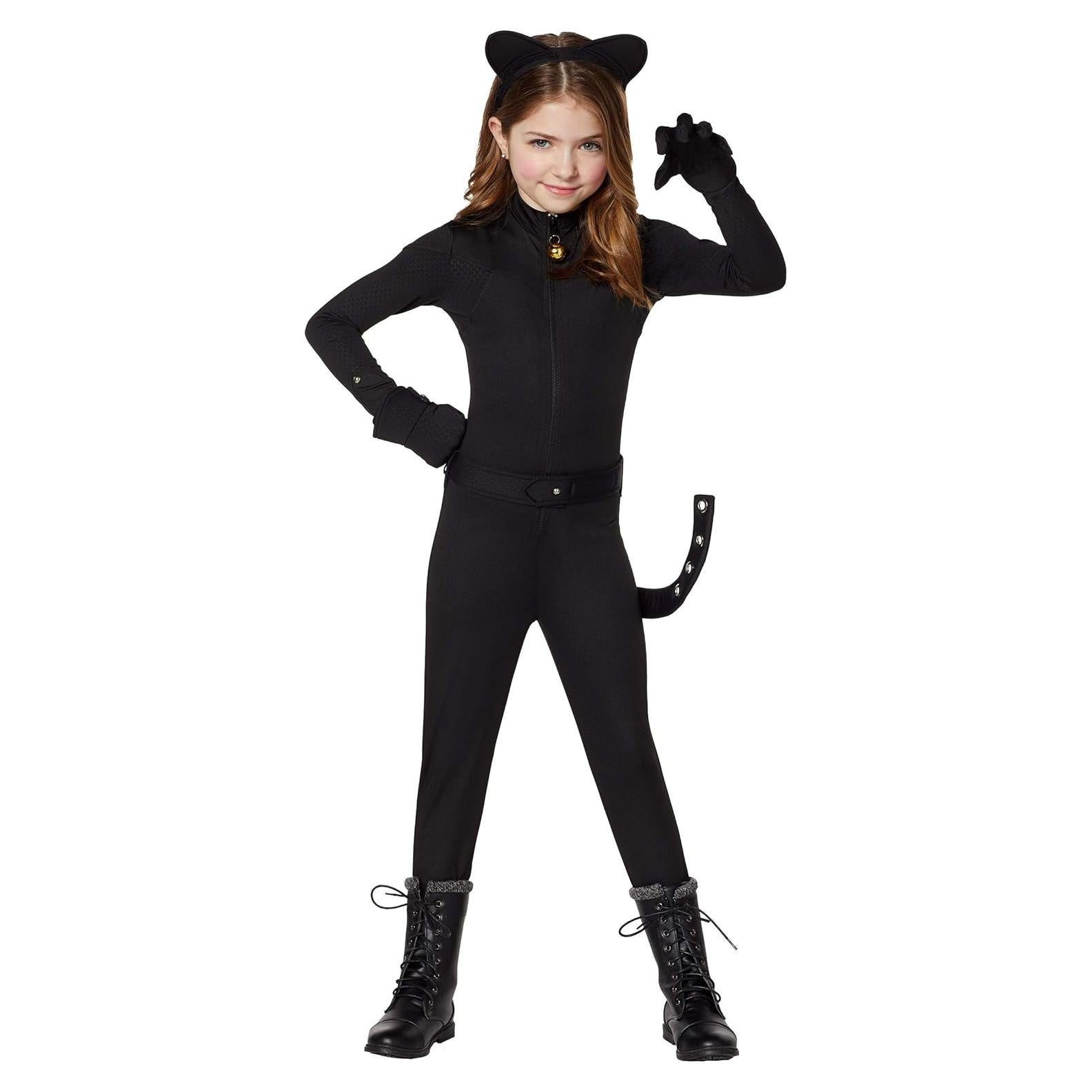 Disfraz de Gato Noir Spirit Halloween para Niñas - Licencia Oficial