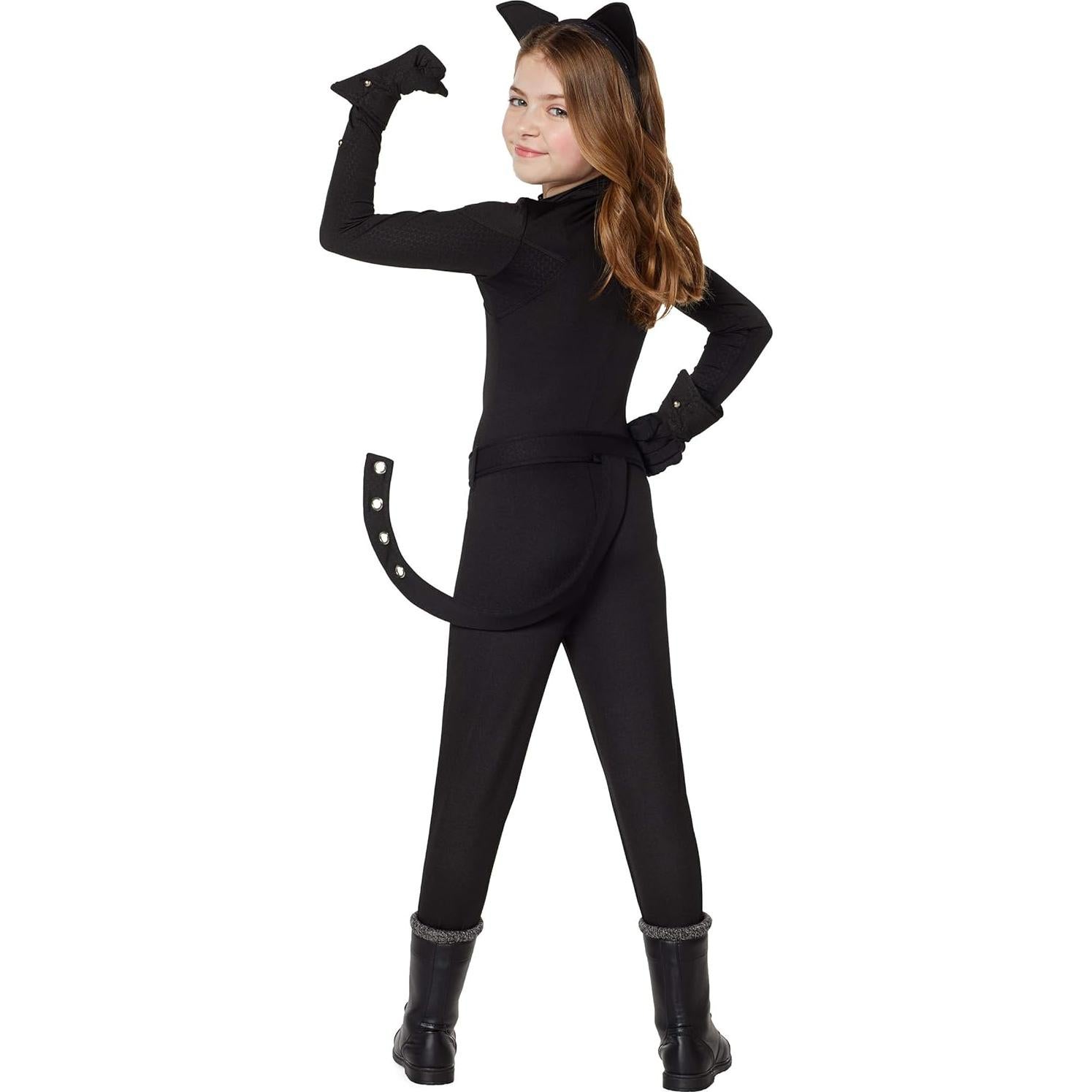Disfraz de Gato Noir Spirit Halloween para Niñas - Licencia Oficial