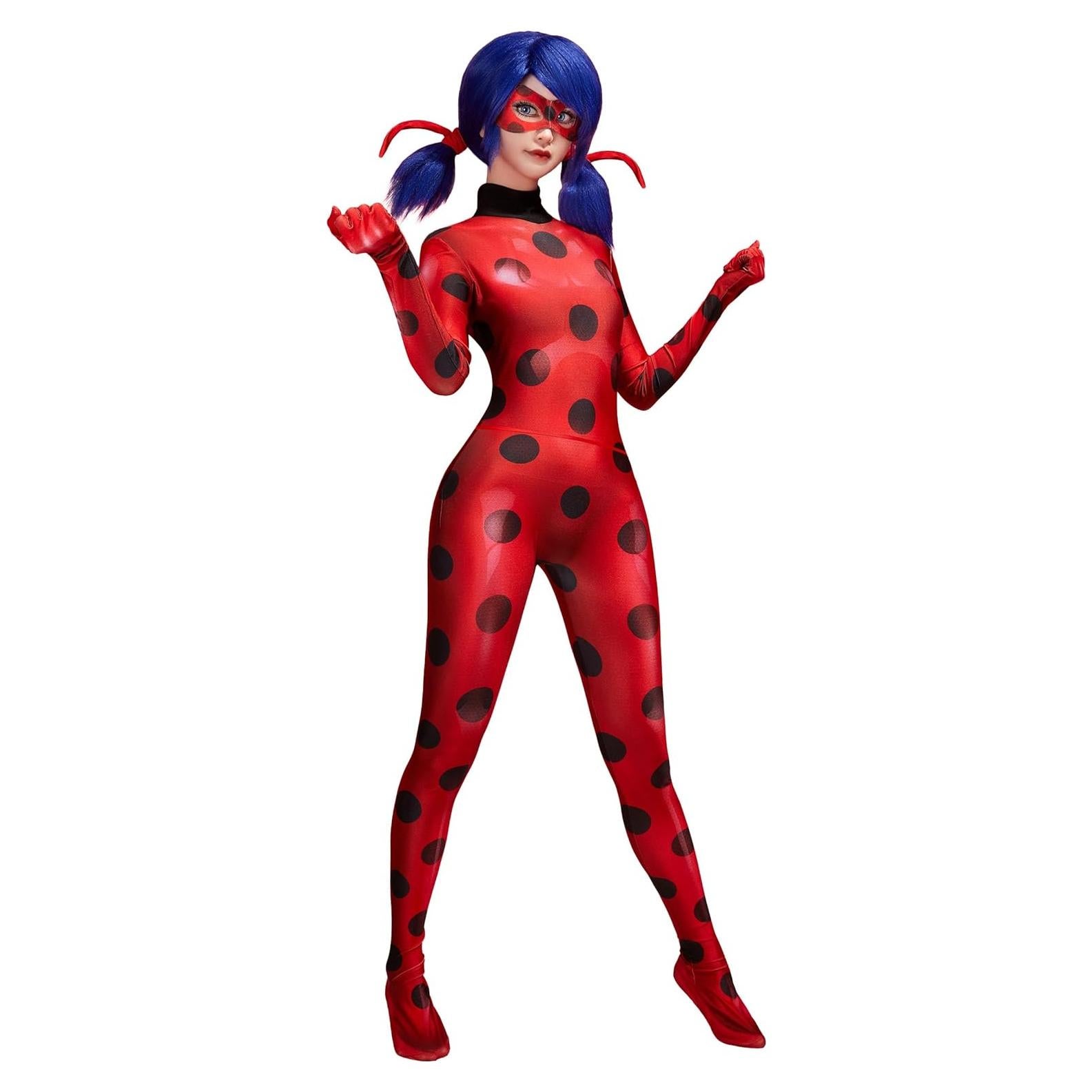 Disfraz de Cosplay Miraculous Ladybug para Mujeres - Mono 3D