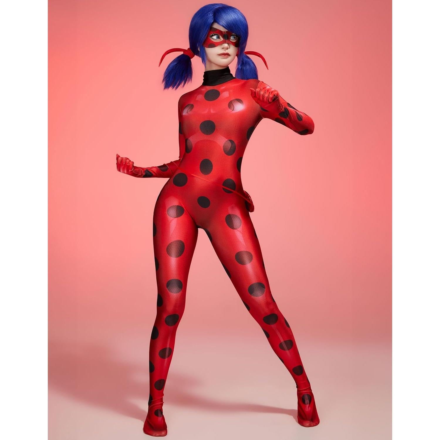 Disfraz de Cosplay Miraculous Ladybug para Mujeres - Mono 3D