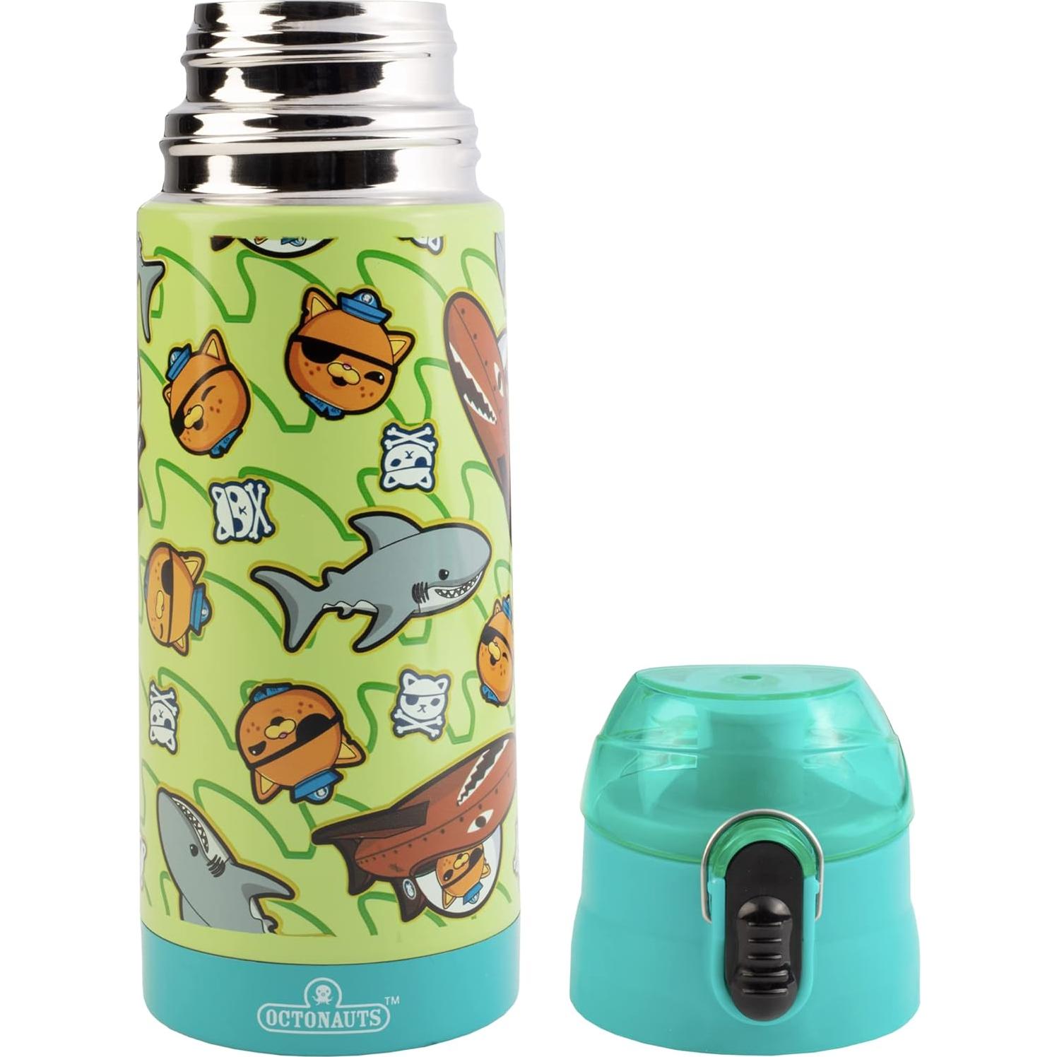 Botella de Agua Aislada SCS Direct 384 ml Niños Octonauts Teal