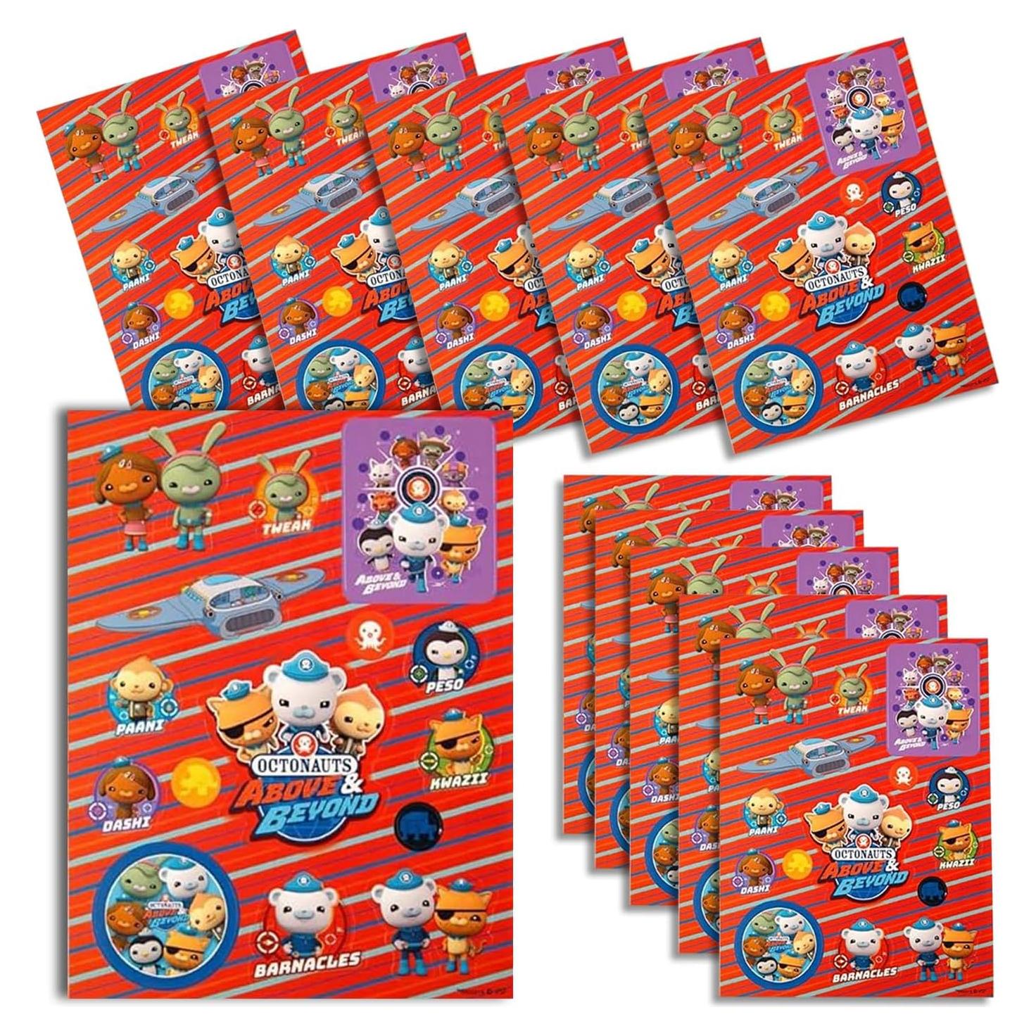 Pegatinas de Octonautas Mighty Mojo - Paquete de 10 Hojas