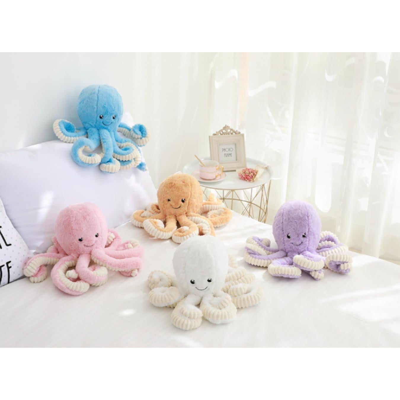 Juguete de Pulpo de Peluche OPHRBU 60 cm Púrpura Suave