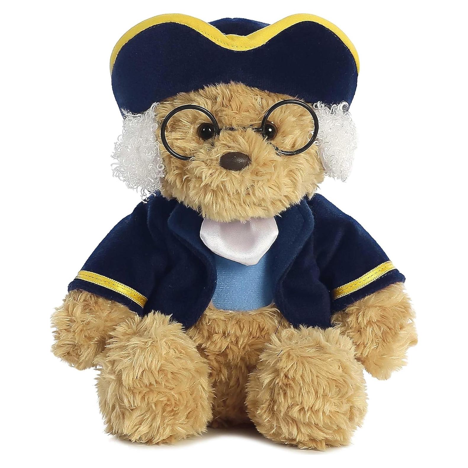 Osito de Peluche Aurora Ben Franklin 25.4 cm Marrón