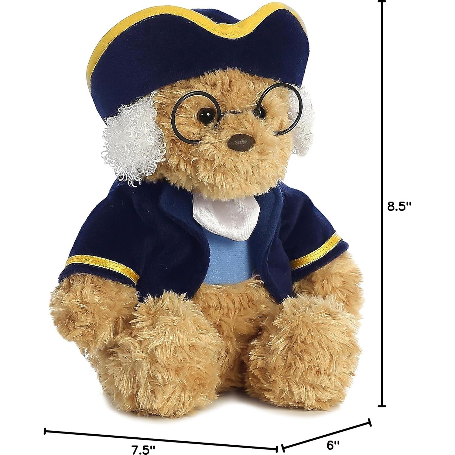 Osito de Peluche Aurora Ben Franklin 25.4 cm Marrón