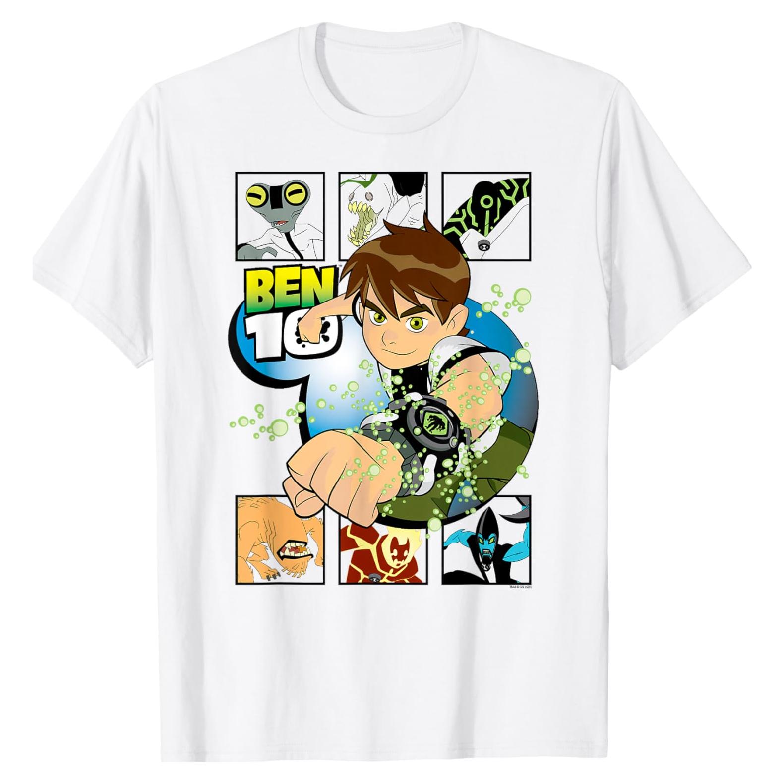 Camiseta de Collage Ben 10 Omnitrix para Hombres - Diseño Animado