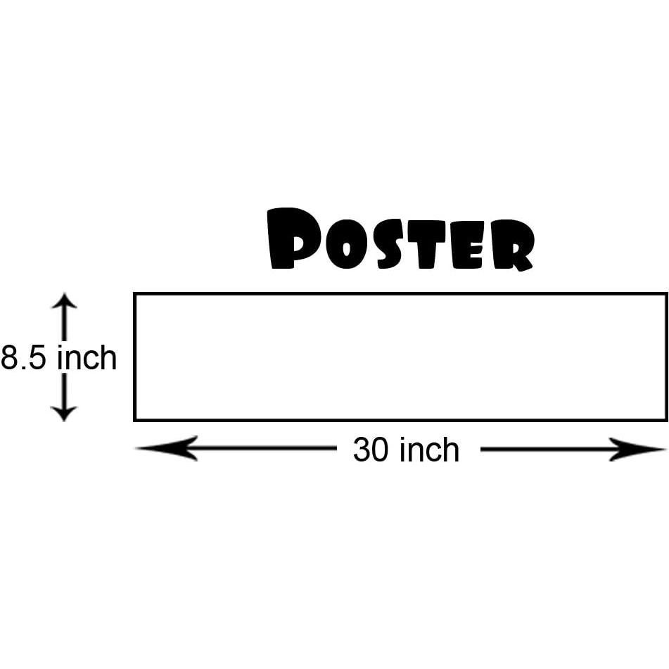 Póster Personalizado Ben Ten 21.6x76.2cm para Cumpleaños