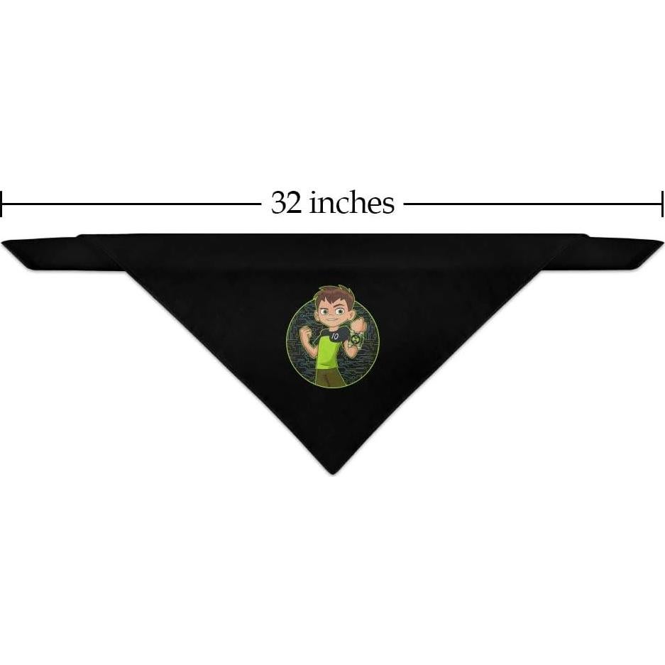 Bandana para Perro Ben 10 Graphics & More 53x53 cm Negra