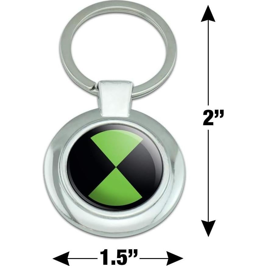 Llavero Redondo Metal Cromado Ben 10 Graphics & More