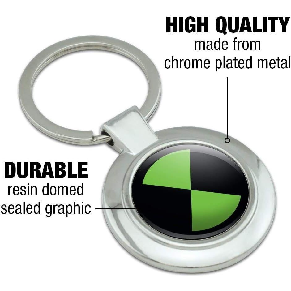 Llavero Redondo Metal Cromado Ben 10 Graphics & More