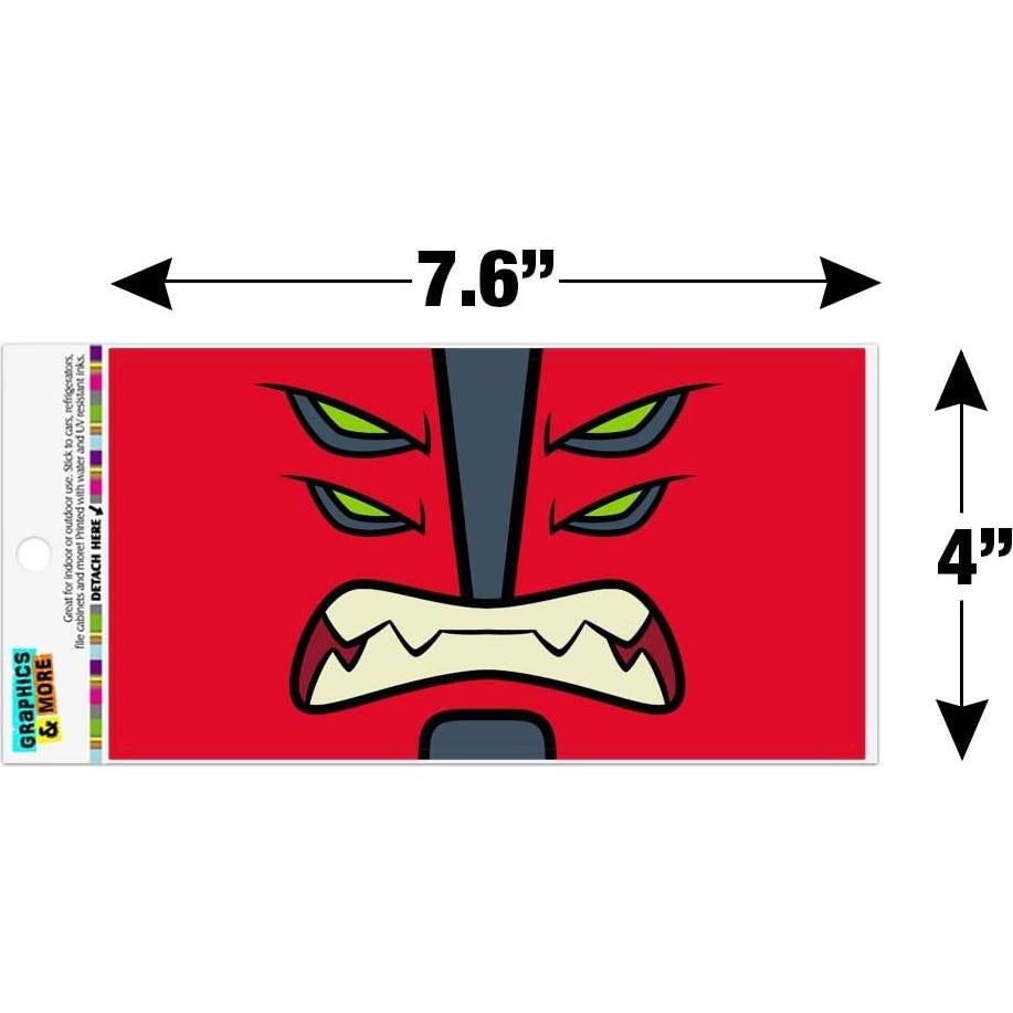 Imán de Vinilo Ben 10 Cuatro Brazos 19.3x10.2cm