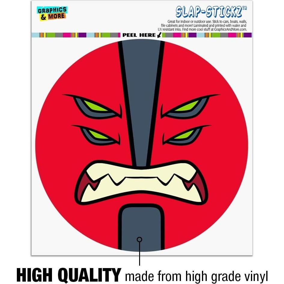 Calcomanía Vinilo Ben 10 Cuatro Brazos 14cm Reflectante