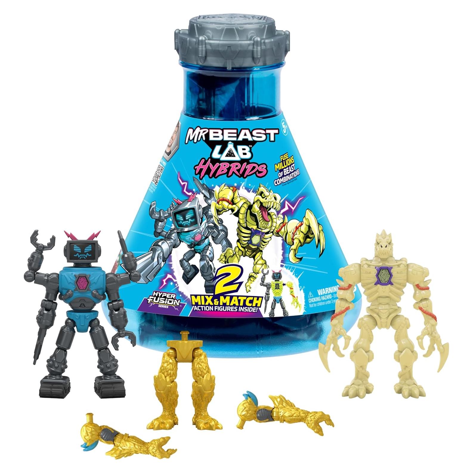 Híbridos MrBeast Paquete Múltiple 2 Figuras de Acción
